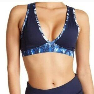Splendid Intimates & Sleepwear‎ Sports Bra Blue Snake Print XS